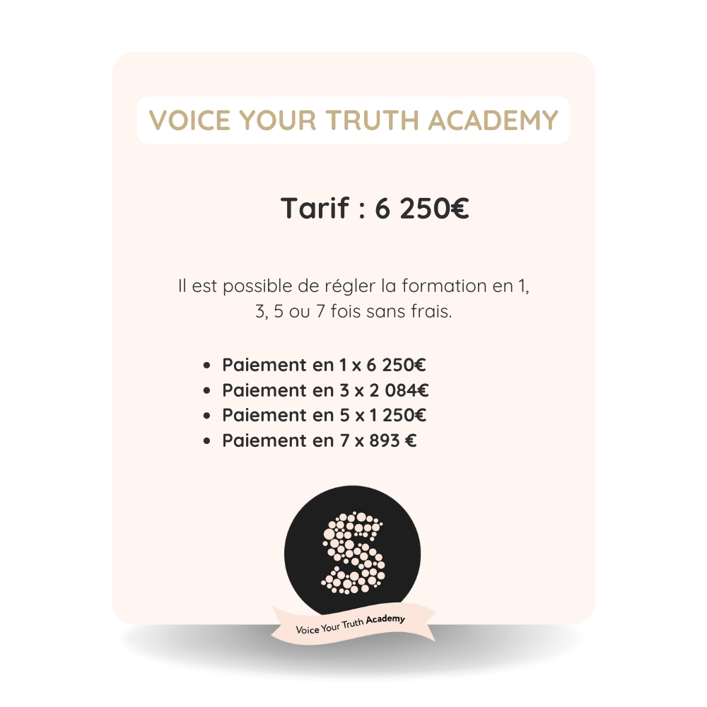 TARIF VYT ACADEMY